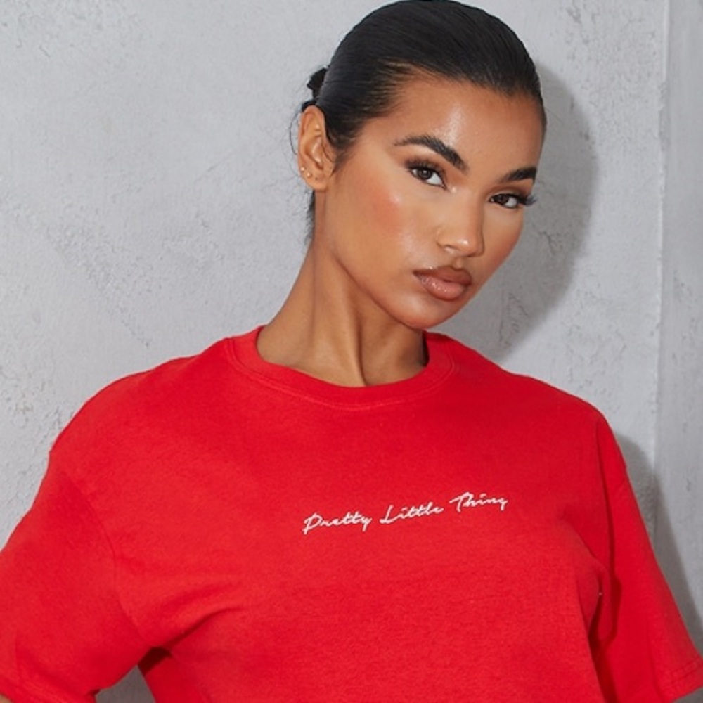 Red Crop top | Pretty little thing